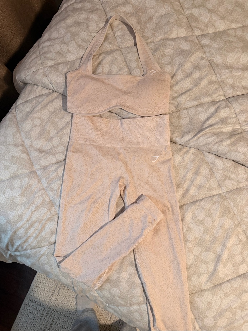 Gymshark Adapt Fleck x Whitney Sports Bra & High-Waist Leggings